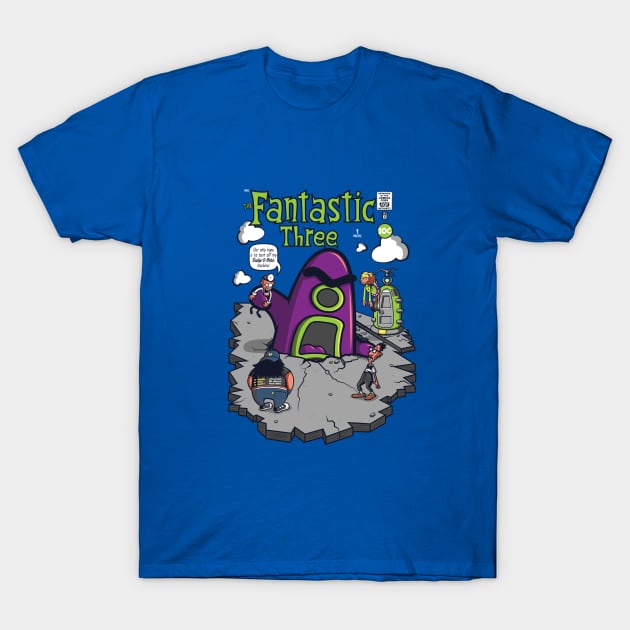 Fantastic Three T-Shirt by hoborobo